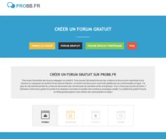 Probb.fr(Créer) Screenshot