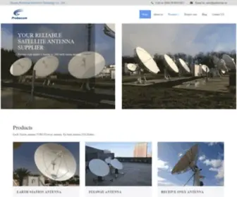 Probecom.com(Earth Station antenna/satellite antenna/fixed antenna/flyaway antenna/antenna manufacture) Screenshot