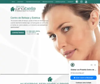 Probella.com.ar(Centro de Estética) Screenshot