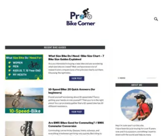 Probikecorner.com(Pro Bike Corner) Screenshot