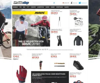 Probikeshop.net(Fahrradzubehör Fahrrad MTB Rennrad) Screenshot