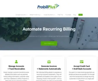 Probill.com(Recurring Billing Software) Screenshot