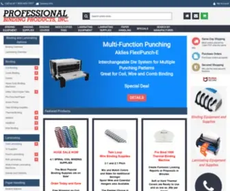 Probinding.com(Discount Laminating Machines) Screenshot