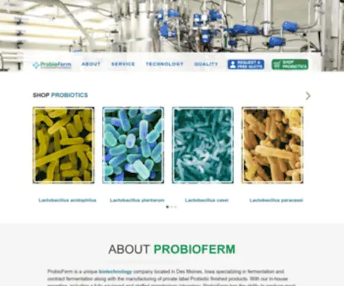 Probioferm.com(Probioferm) Screenshot