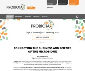 Probiotaevent.com(Probiota Global 2022) Screenshot