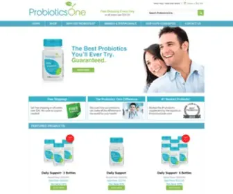 Probioticsone.com(Probiotics One) Screenshot
