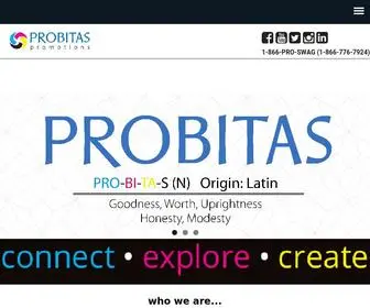 Probitaspromo.com(Probitas Promotions) Screenshot