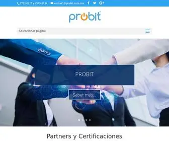 Probit.com.mx(Probit S.A) Screenshot