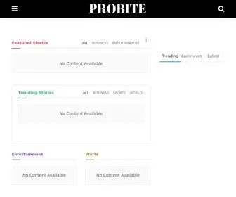 Probite.net(Home) Screenshot