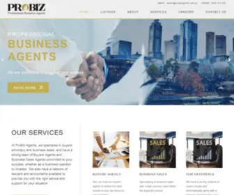 Probizagents.com.au(Professional Business Agents) Screenshot