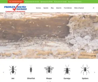 Problemsolvedpest.com(Pest Control & Exterminators) Screenshot