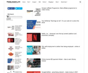 Problogger.link(Pro Blogger) Screenshot