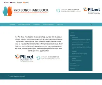 Probonobook.org(Pro Bono Handbook) Screenshot