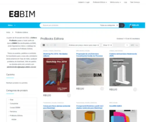 Probooks.com.br(Loja EBBIM) Screenshot