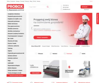 Probox.pl(Wyposażenie gastronomii) Screenshot