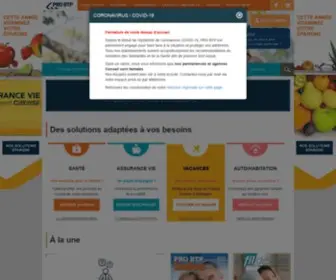 Probtp.com(Nos offres d'assurances) Screenshot