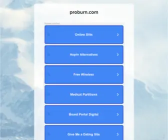 Proburn.com(Proburn) Screenshot