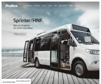 Probus-GMBH.eu(ProBus Omnibusvertrieb GmbH) Screenshot