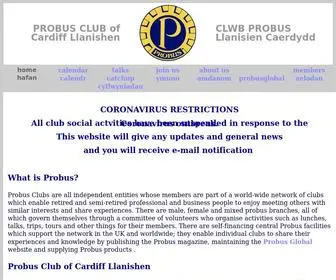 Probusllanishen.org.uk(Cardiff Llanishen Probus Llanisien Caerdydd) Screenshot