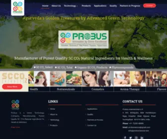 Probusnatural.com(Probus International LLP) Screenshot