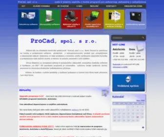 Procad.cz(ProCad, spol) Screenshot