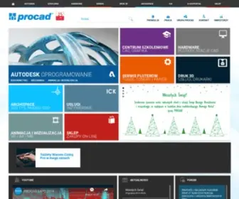 Procad.pl(AutoCAD, Autodesk Inventor, Revit, 3ds max, Szkolenia) Screenshot
