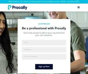 Procally.com(Helping local professionals skyrocket their growth in a digital world. Procally) Screenshot