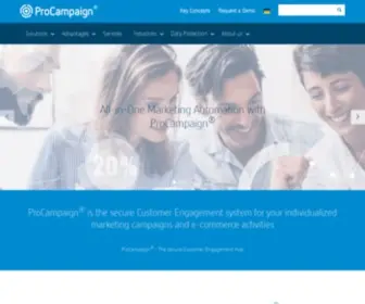 Procampaign.com(All-in-One Marketing Automation) Screenshot