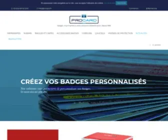 Procard.fr(Procard sélectionne pour vous les meilleures solutions d'identification) Screenshot