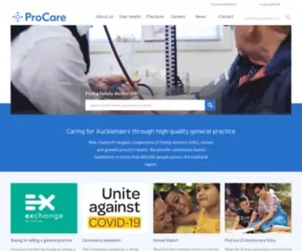 Procare.co.nz(Quality doctor and GP services) Screenshot