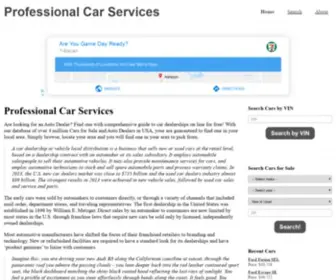 Procarservices.com(Professional Car Services) Screenshot