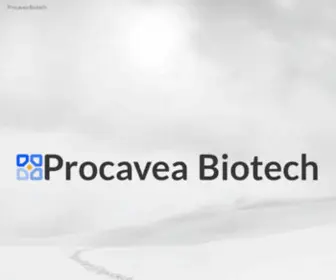 Procavea.com(Procavea Biotech) Screenshot