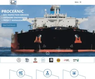 Proceanic.com(Our mission) Screenshot