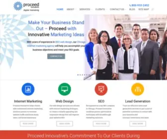 Proceedinnovative.com(Chicago Internet Marketing Agency) Screenshot