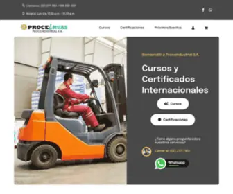 Proceindustrial.com(ProceIndustrial S.A) Screenshot