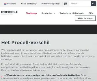 Procell.com(Voor de professionele markt) Screenshot