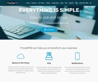 Procellpos.com(ProcellPOS) Screenshot