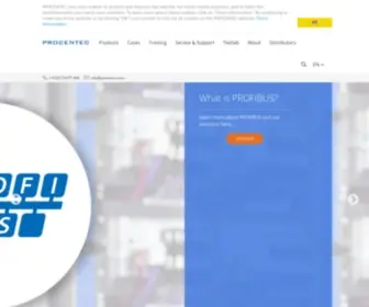 Procentec.com(The PROFIBUS & PROFINET Company) Screenshot