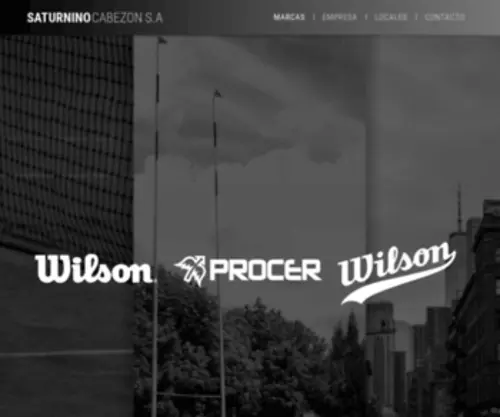 Procersports.com(SATURNINO CABEZON S.A) Screenshot