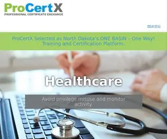 Procertx.com(Home) Screenshot