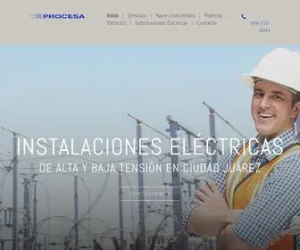 Procesajuarez.com(Instalaciones eléctricas en Ciudad Juárez) Screenshot