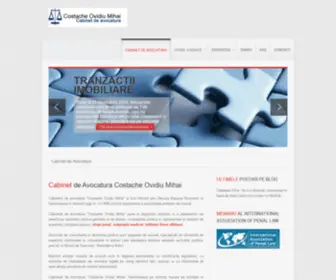 Procese-Avocat.ro(Cabinet de Avocatura Costache Ovidiu Mihai) Screenshot