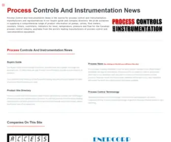 Process-Controls.com(Process Controls And Instrumentation News) Screenshot