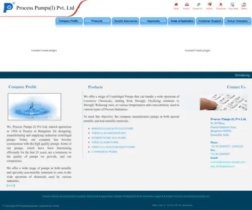 Process-Pumps.com(PROCESS PUMPS (I) PVT LTD) Screenshot