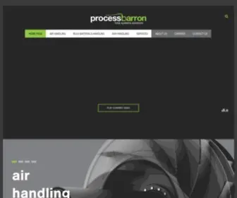 Processbarron.com(Industrial Fans) Screenshot