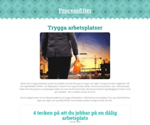 Processfilter.se(Filter, fläktar, industrifilter) Screenshot