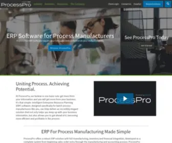 Processproerp.com(ERP Software) Screenshot