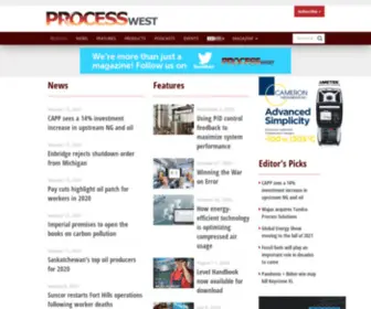 Processwest.ca(Connections Plus Magazine) Screenshot