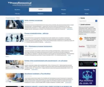 Procesybiznesowe.pl(Just another WordPress site) Screenshot