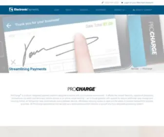 Procharge.com(Electronic Payments) Screenshot